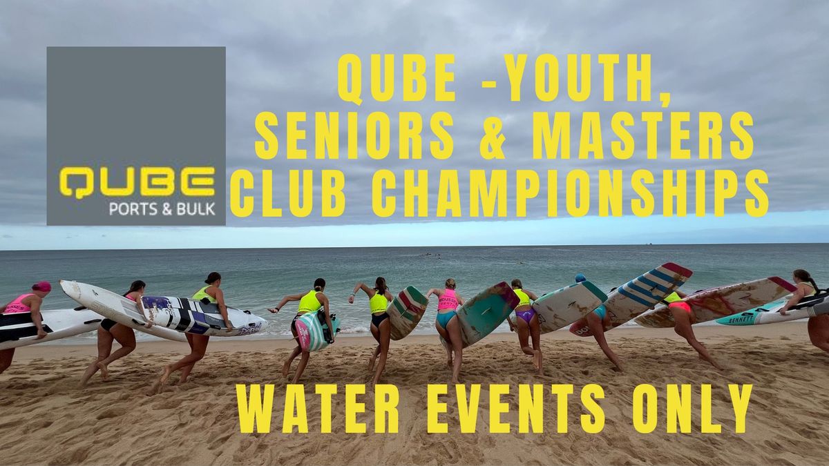  QUBE - Youth, Senior & Masters Club Championships - Water events only