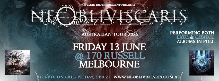 NE OBLIVISCARIS - 170 Russell - Melbourne