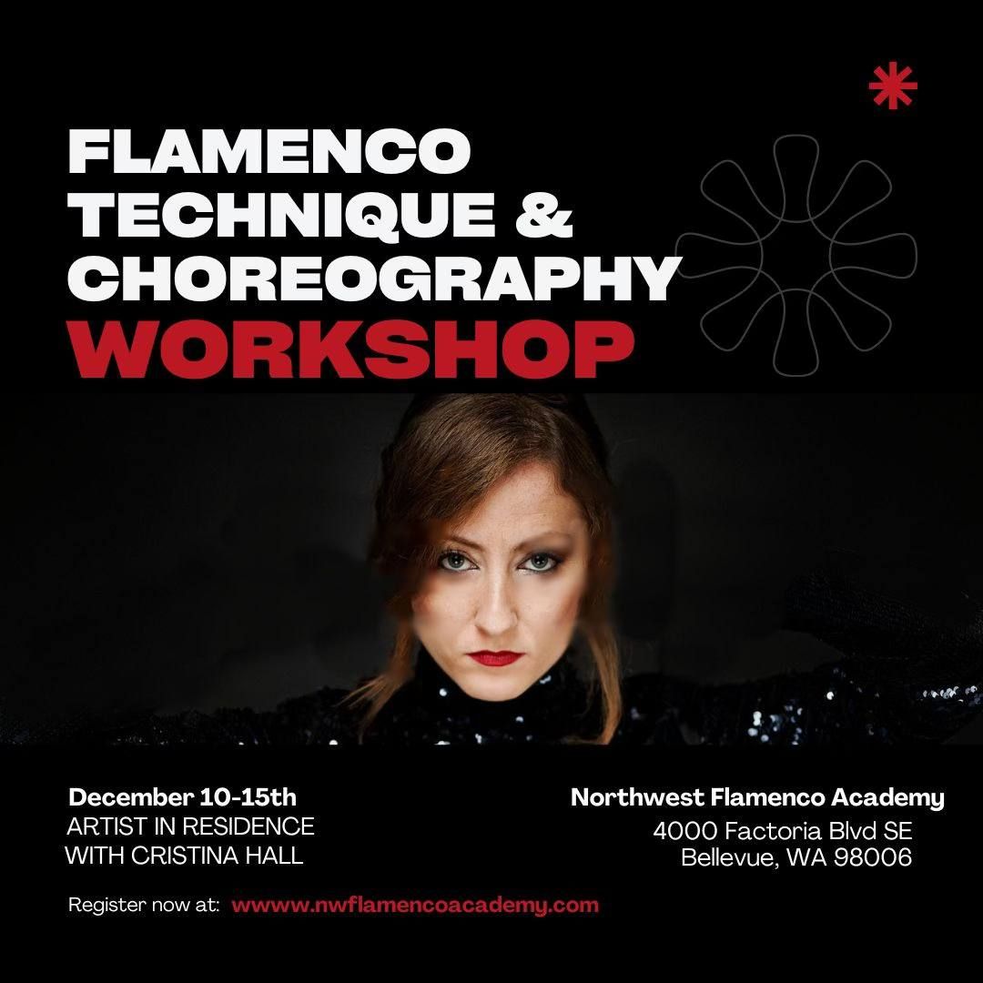 Cristina Hall Flamenco Dance Workshops December 2024