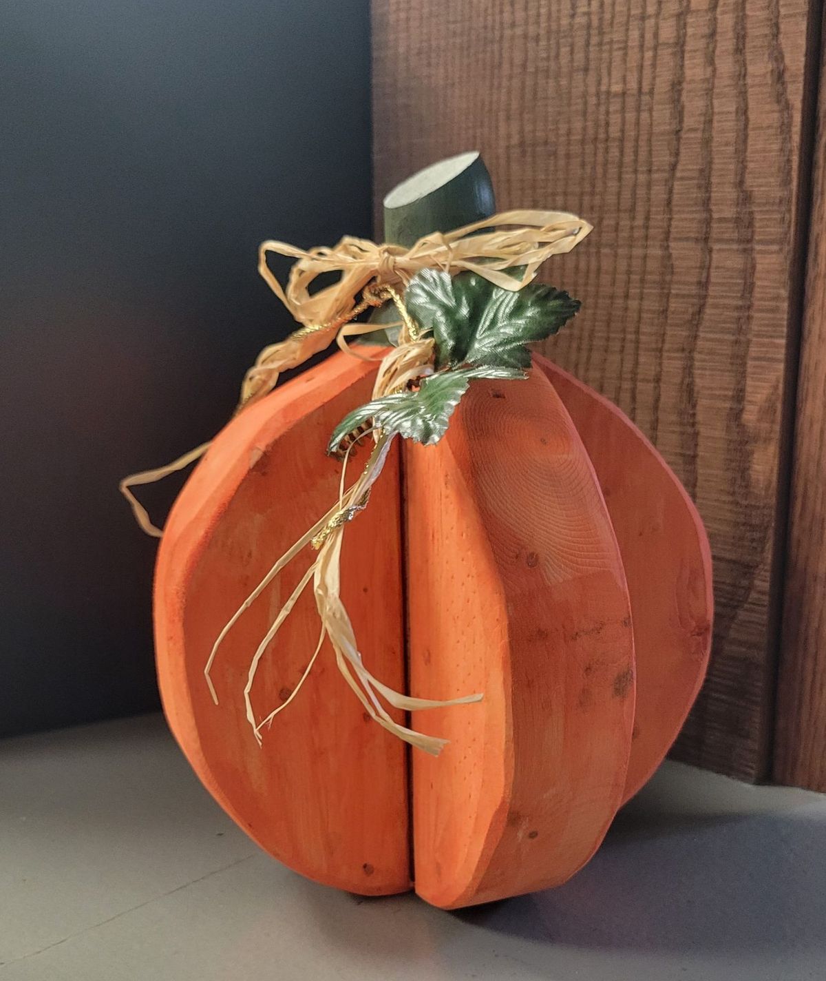 Fall Wooden Pumpkin  (Adult Only) - Full, waitlist available