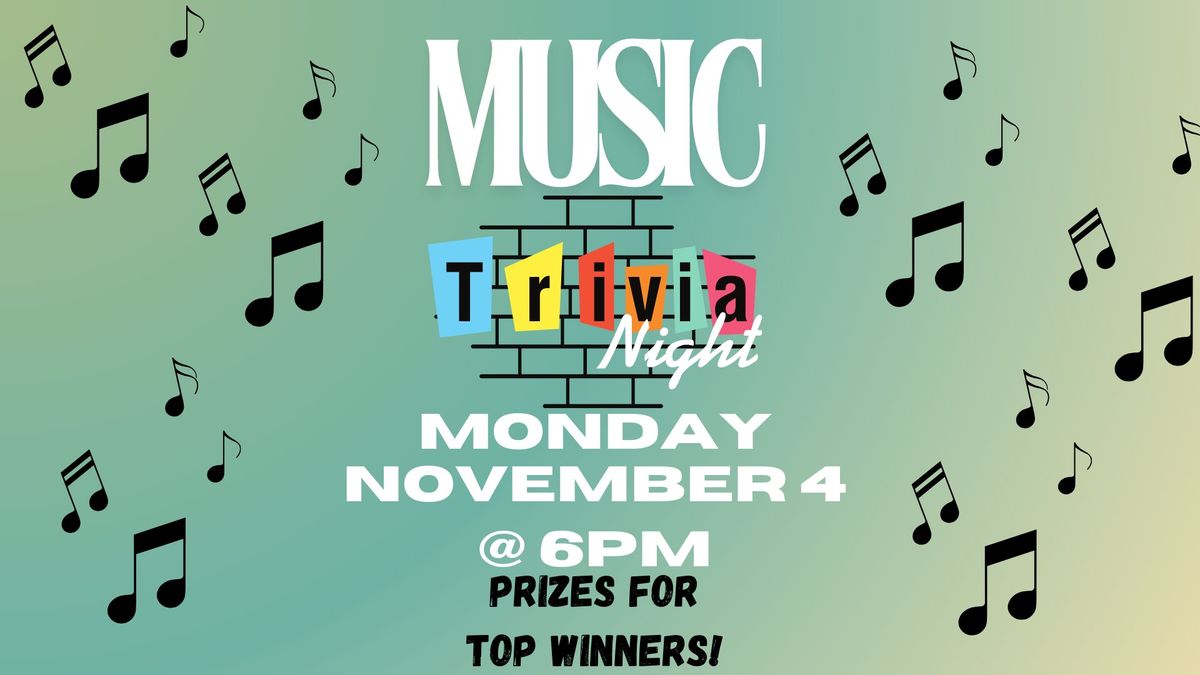 MUSIC TRIVIA NIGHT