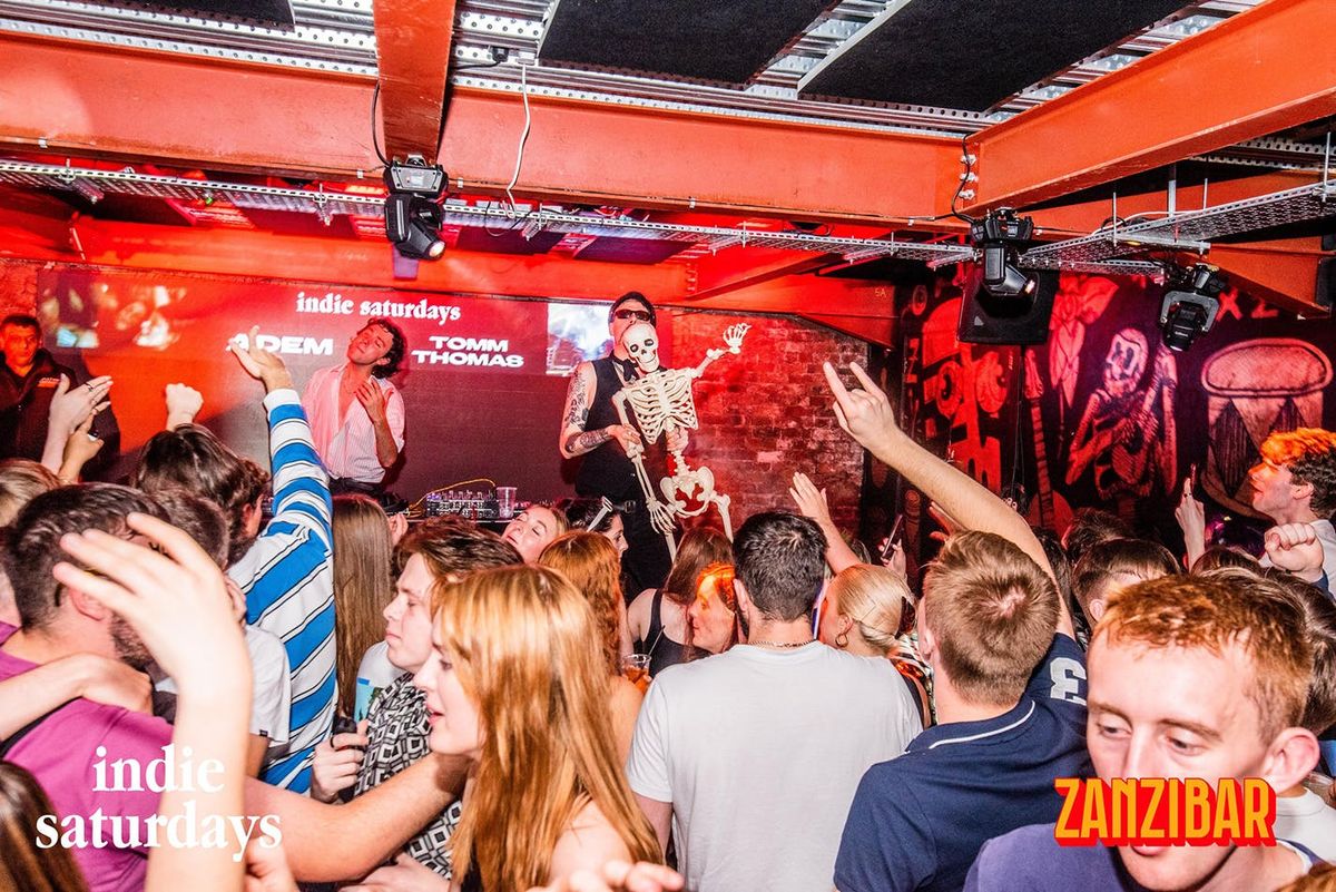 Shit Indie Disco presents INDIE SATURDAYS MOVING IN WEEKEND PARTY - ZANZIBAR  - \u00a34 DOUBLES - OPEN UNTIL 6AM