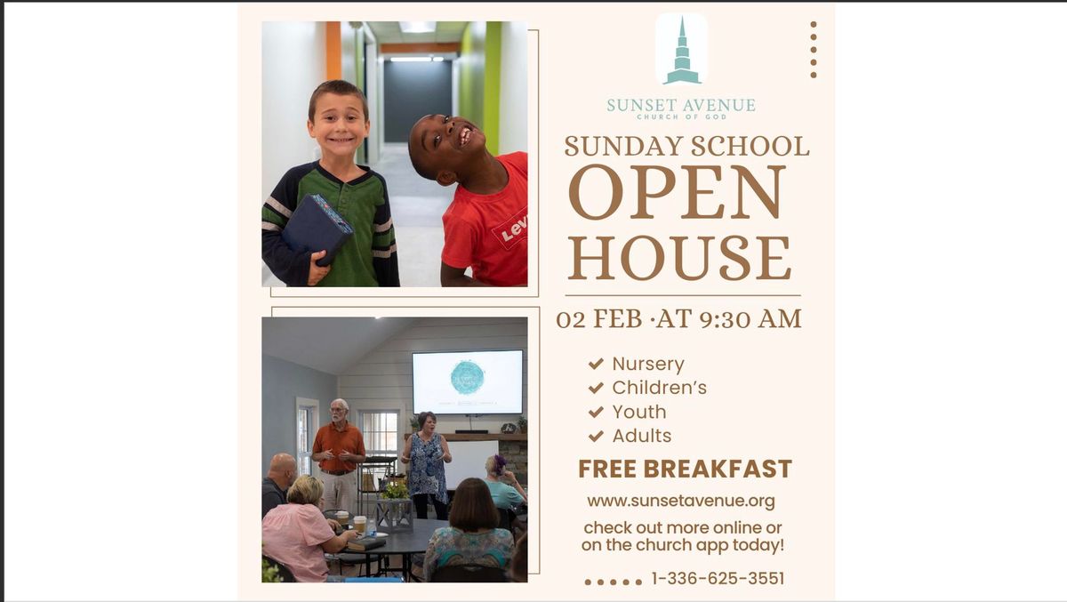 Sunday School Open House