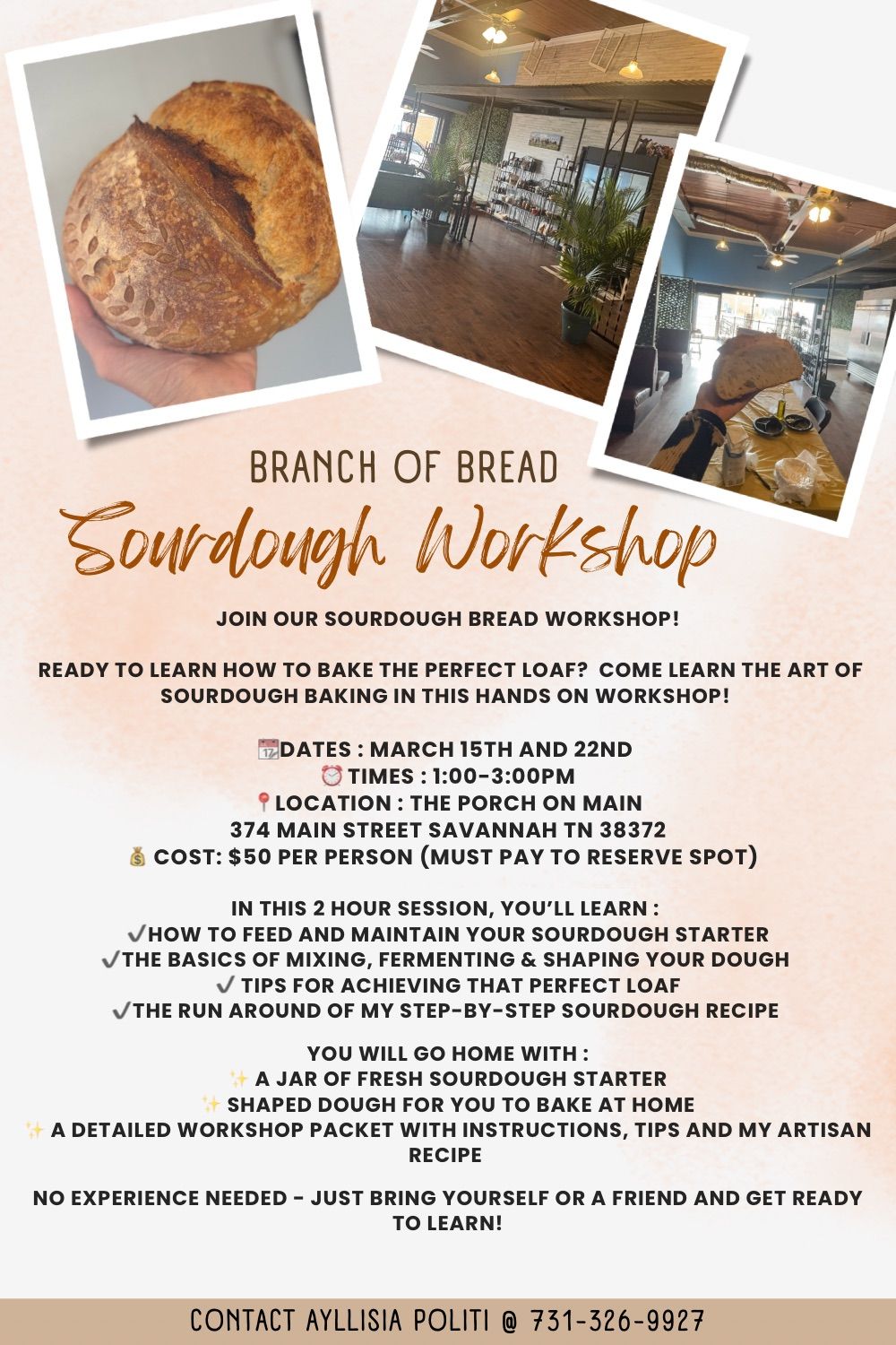 MARCH sourdough Workshop