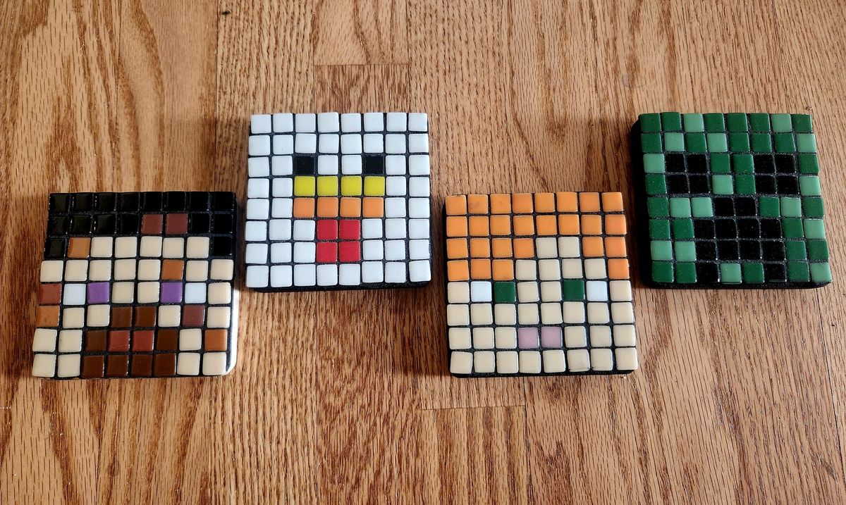 Kids Minecraft Mosaic Coaster Class