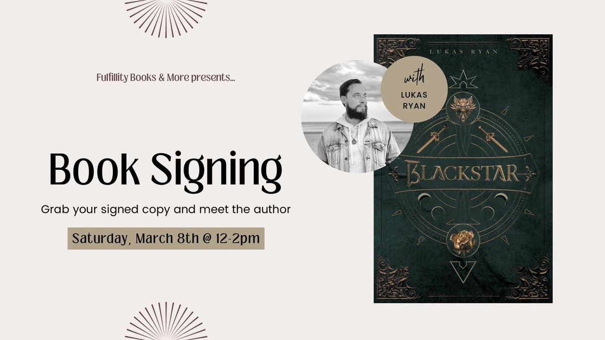 Book Signing with Lukas Ryan