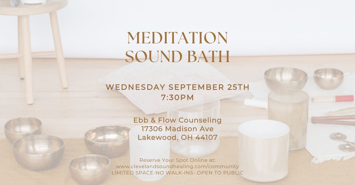 Meditation Group Sound Bath