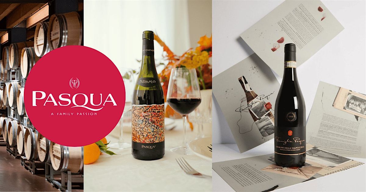 17 Dicembre - Degustazione con Pasqua Vini