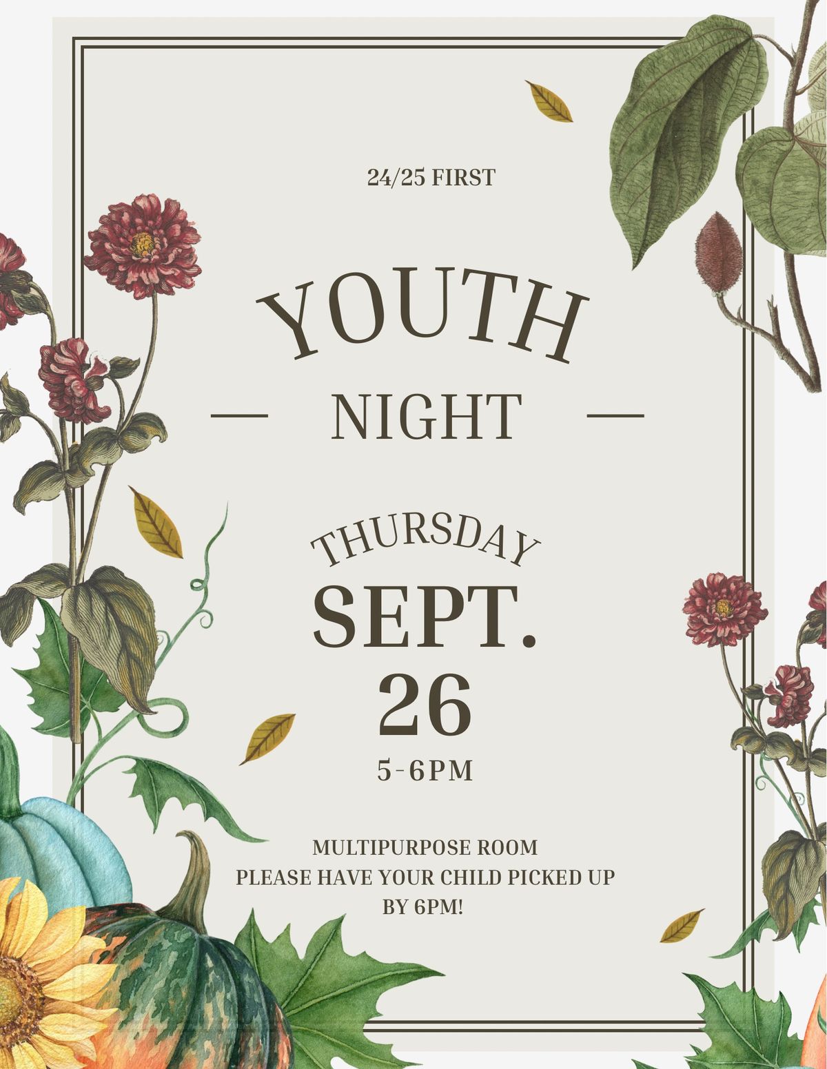 \ud83d\ude4c Youth Night - Middle & High School \ud83d\ude4c