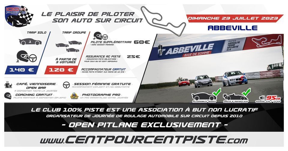 Circuit de ABBEVILLE le 23 Juillet 2023, Circuit Automobile Abbeville