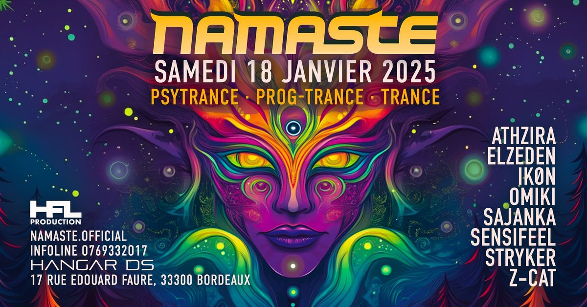 Namaste w\/ Athzira, Elzeden, Ik\u00d8n, Omiki, Sajanka, Sensifeel, Stryker, Z-cat