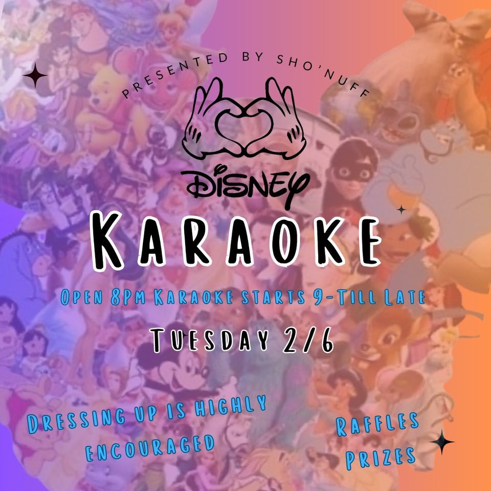 Disney Themed Karaoke