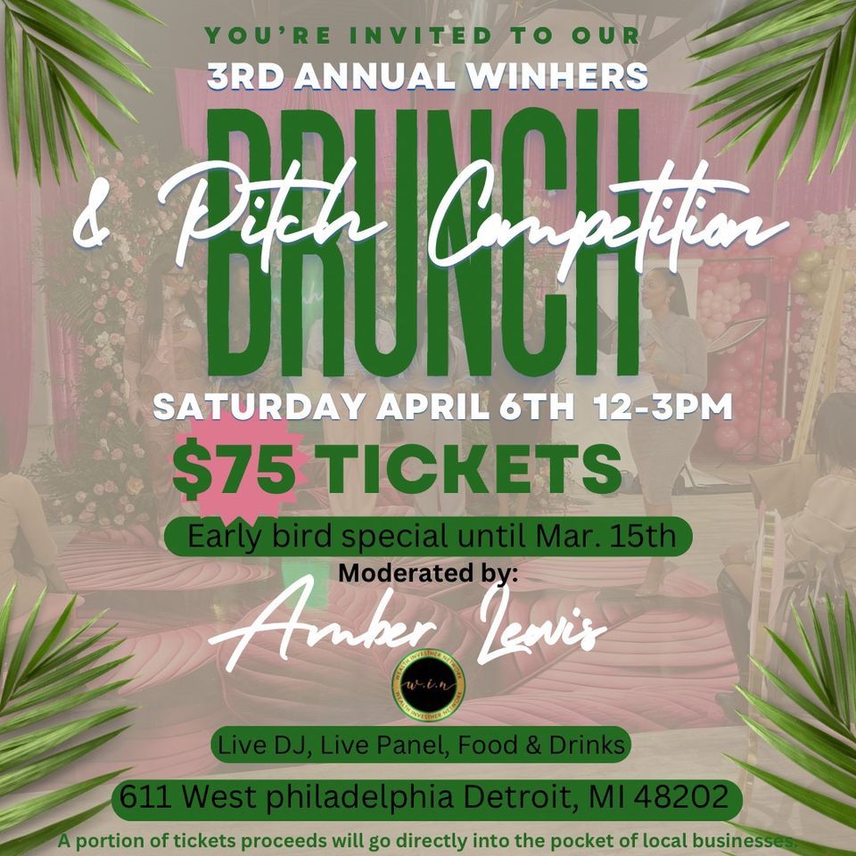 3rd Annual Brunch & Pitch Competition