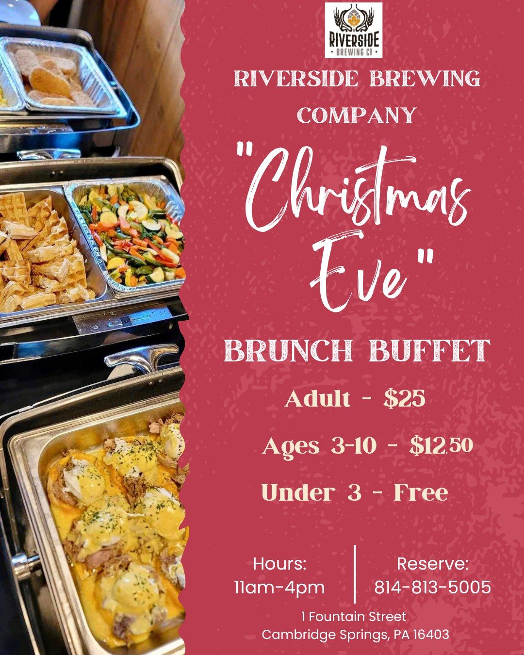 Christmas Eve Brunch Buffet