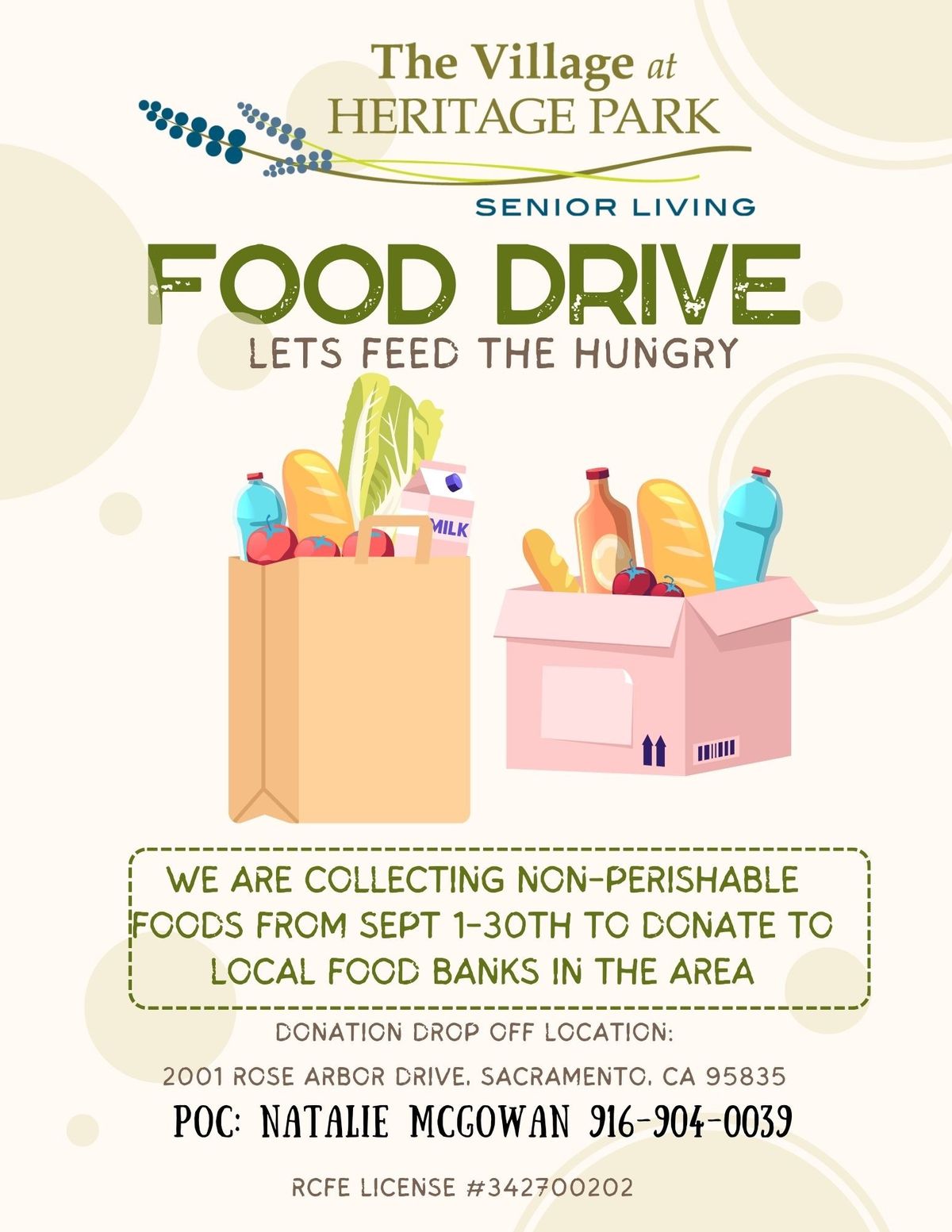 Food Drive in Support of Local Families-National Food Bank Day