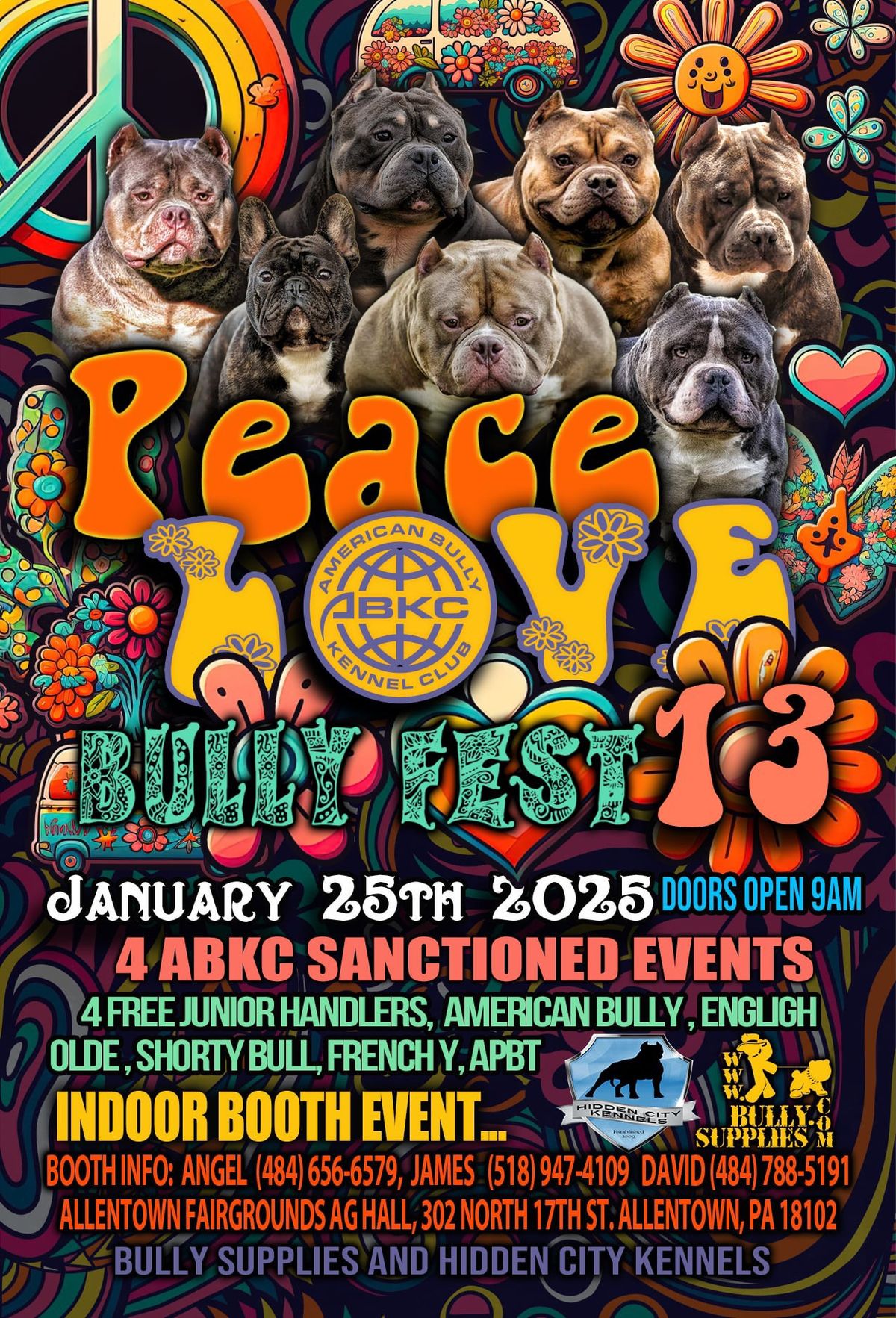 ABKC Allentown Peace Love Bully Fest 13th annual 