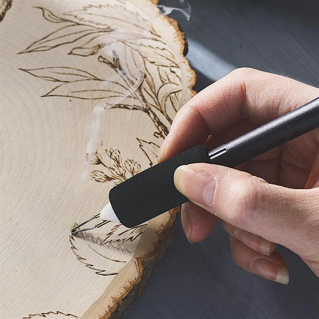 Lee Valley Tools Calgary Store - Pyrography Key Rack Workshop