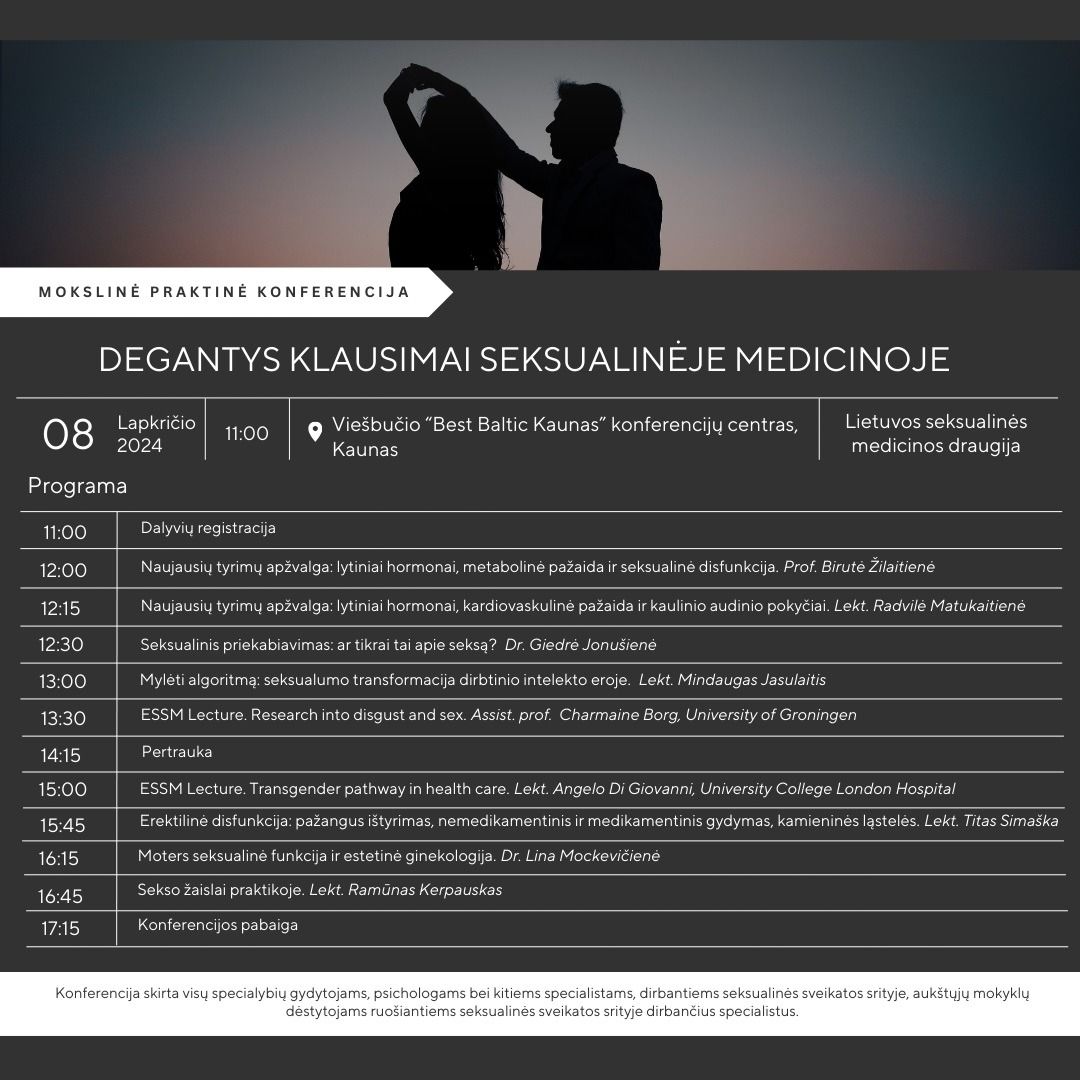 Degantys klausimai seksualin\u0117je medicinoje