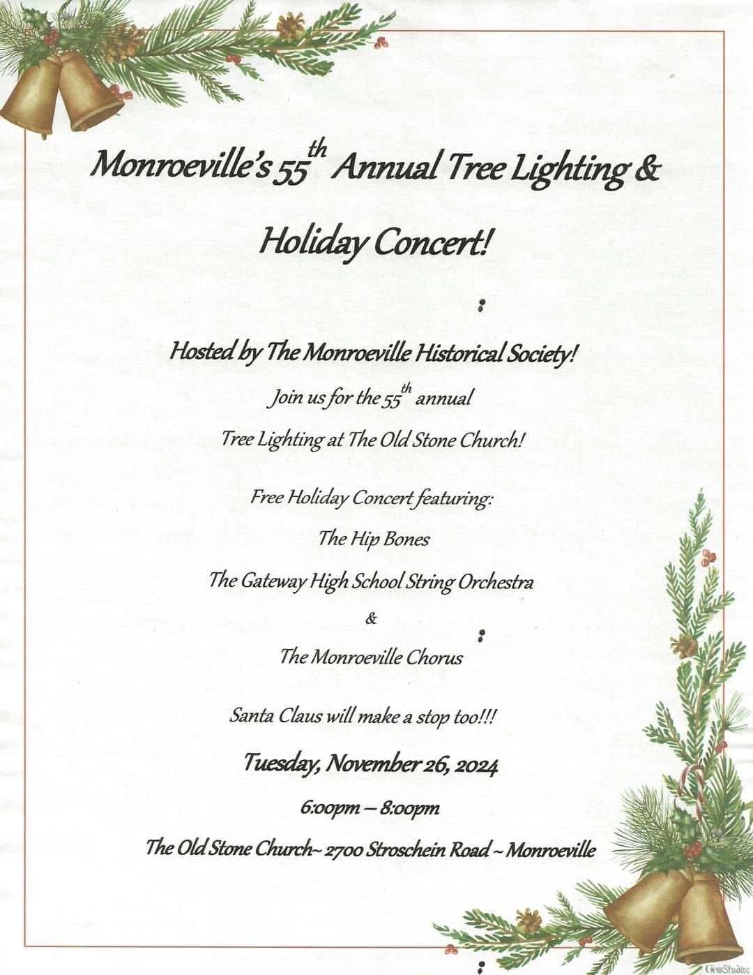 Monroeville's 55th Annual Tree Lighting & Holiday Concert