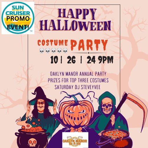 Halloween Costume Party and Suncruiser Promo Event!