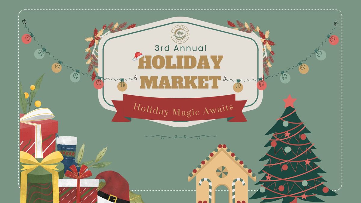 3rd Annual City of Westlake Holiday Pop-Up Market