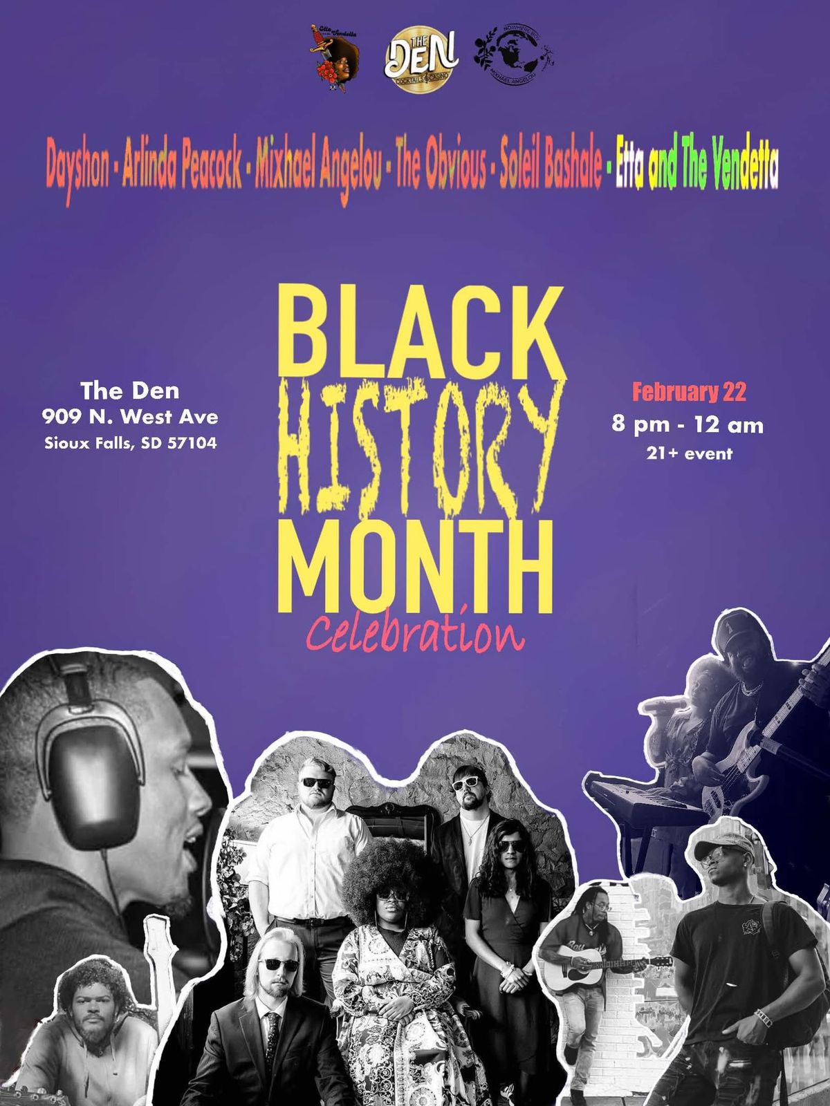 Black History Month Celebration - Featuring Sioux Falls' Black Artists and Musicians