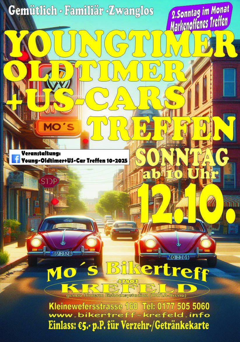 Youngtimer Oldtimer + US-Car Treffen 10-2025