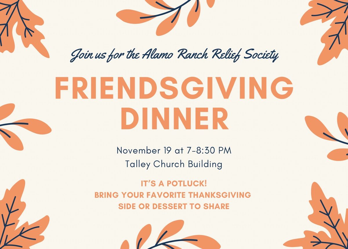 Alamo Ranch Relief Society Women\u2019s Activity