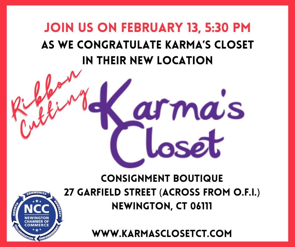 Ribbon Cutting at Karma's Closet