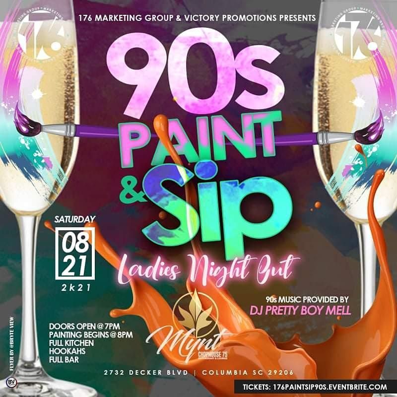90s Paint and Sip