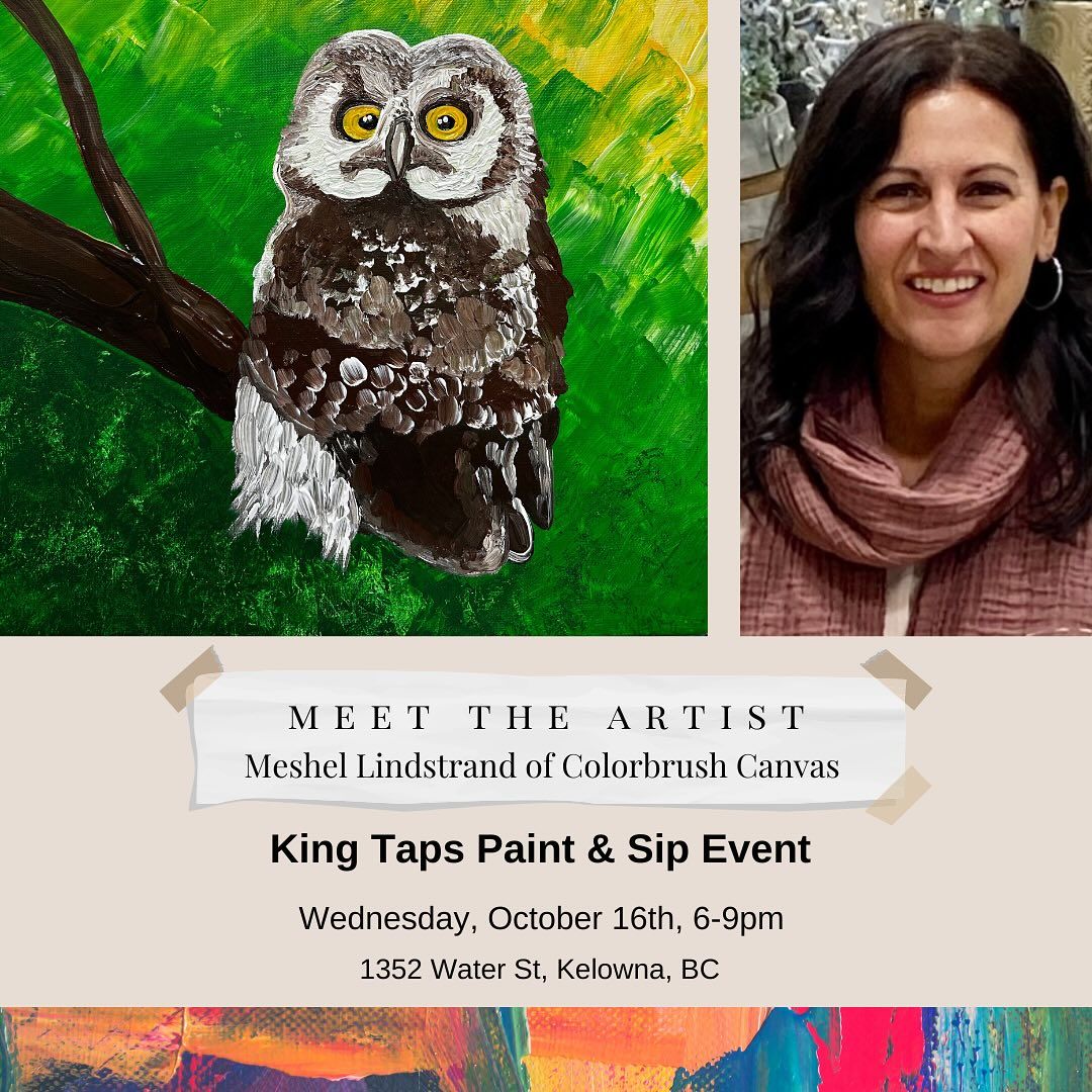 King Taps Paint & Sip Event 