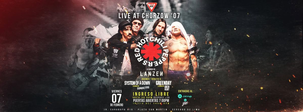 \ud83d\udd25\ud83c\udf36 TRIBUTO A RHCP: LIVE AT CHORZOW \u201807 \ud83c\uddf5\ud83c\uddf1 \ud83c\udf36\ud83d\udd25