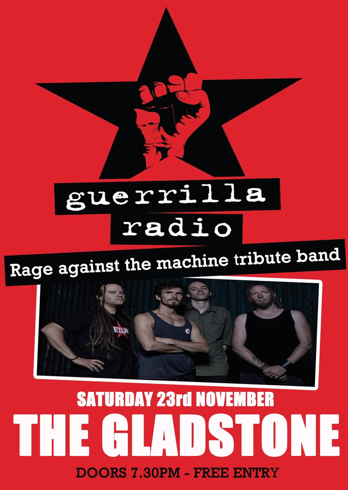 Guerrilla Radio (Rage Against the Machine Tribute Band) \/\/ The Gladstone 