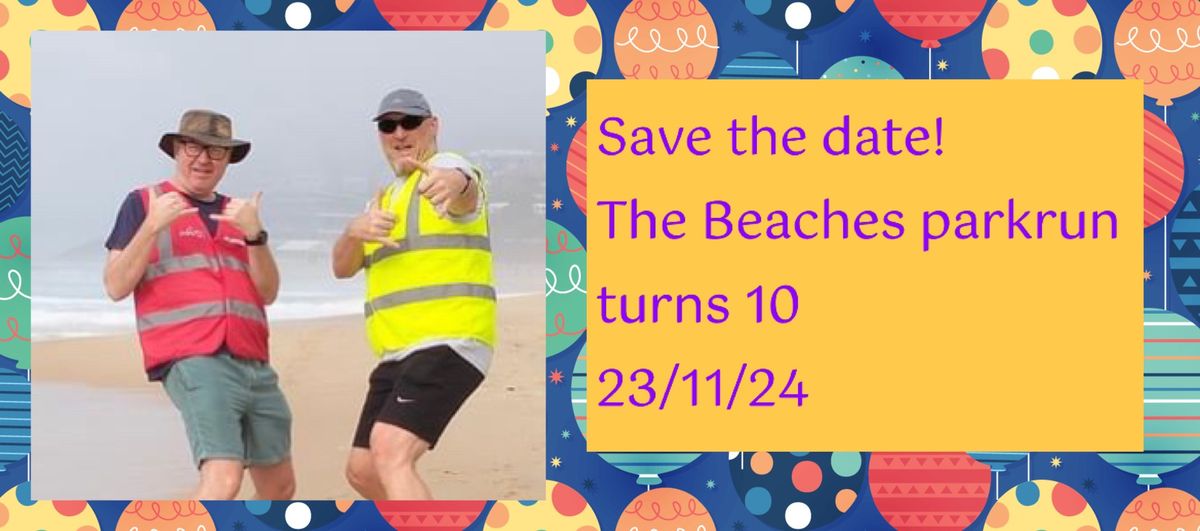 The Beaches parkrun turns 10 \ud83e\udd19\ud83d\ude4c