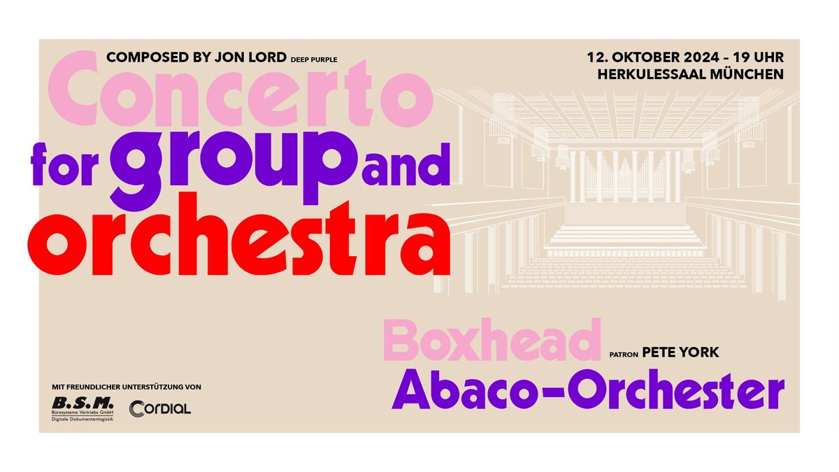 Concerto for Group and Orchestra (Jon Lord) - BOXHEAD meets ABACO