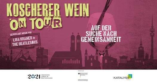 Weinprobe: Koscherer Wein on Tour feat. The Beatles\u00f8ns und Lina Kramer