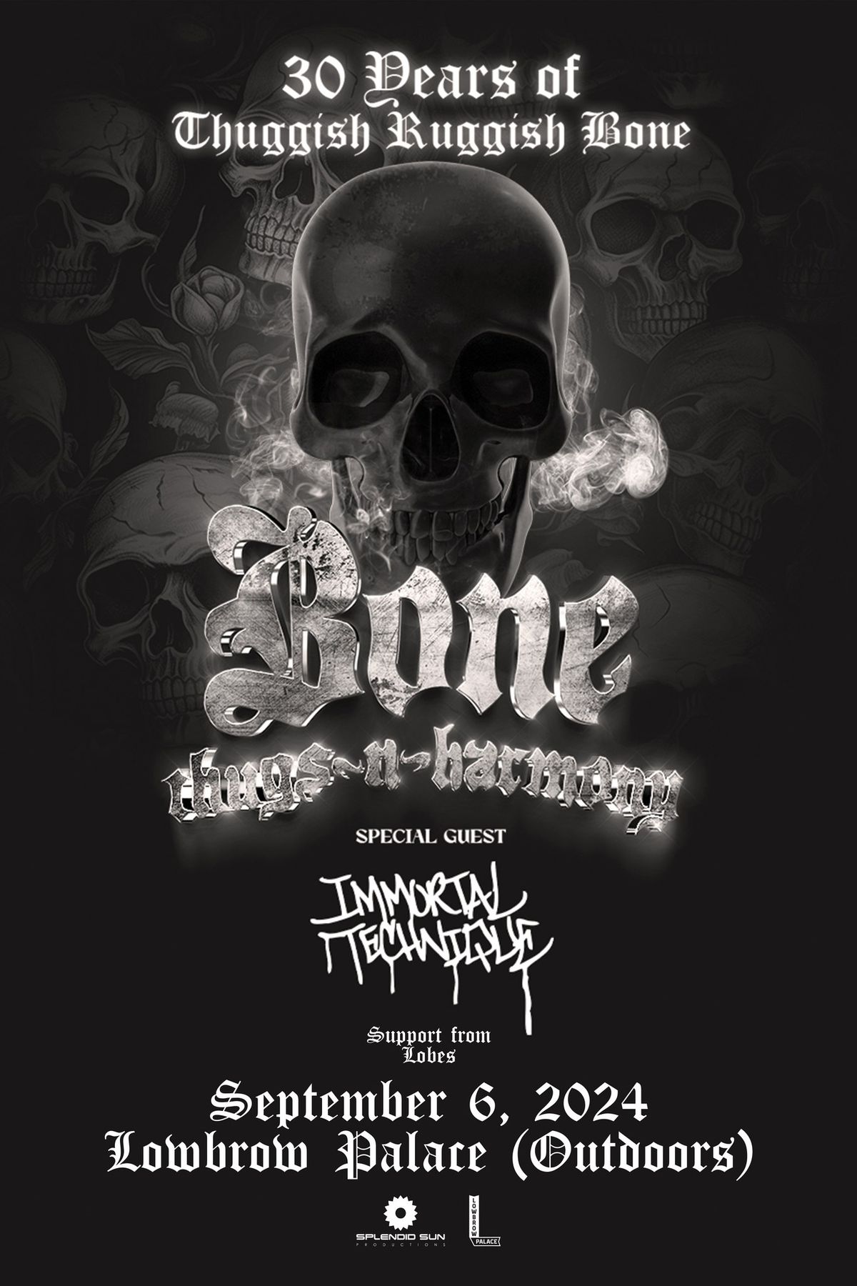 Bone Thugs-N-Harmony w\/ Immortal Technique & Lobesmatic - Lowbrow Palace