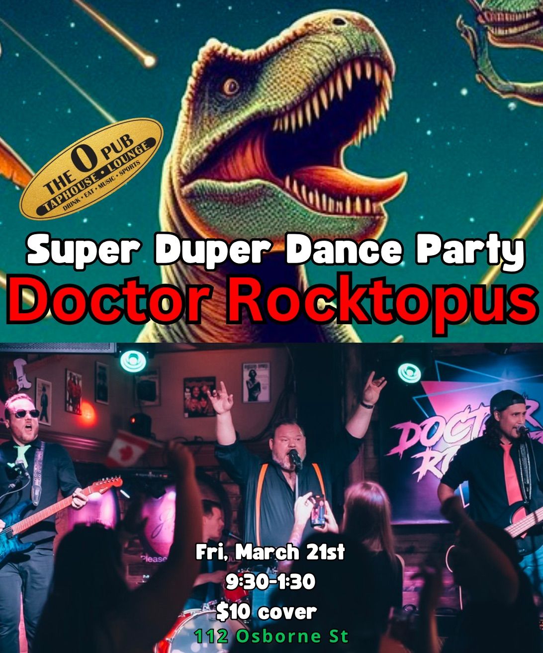 Doctor Rocktopus Dance Party Live at Osborne Taphouse!