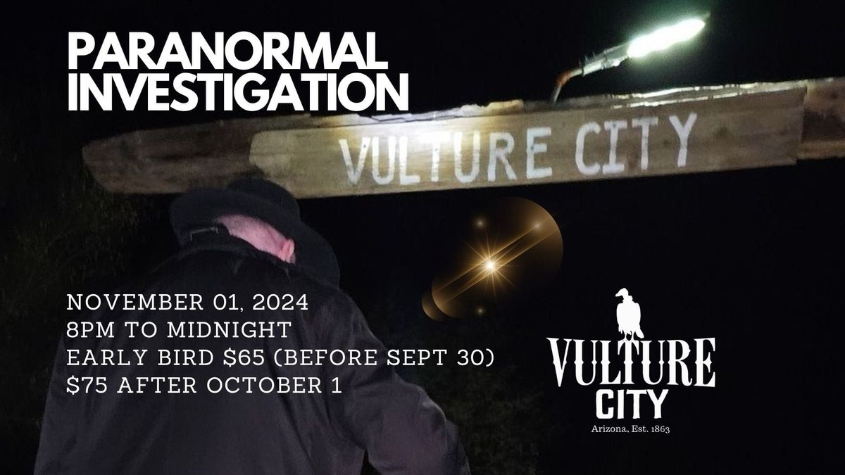 VULTURE CITY PARANORMAL INVESTIGATION