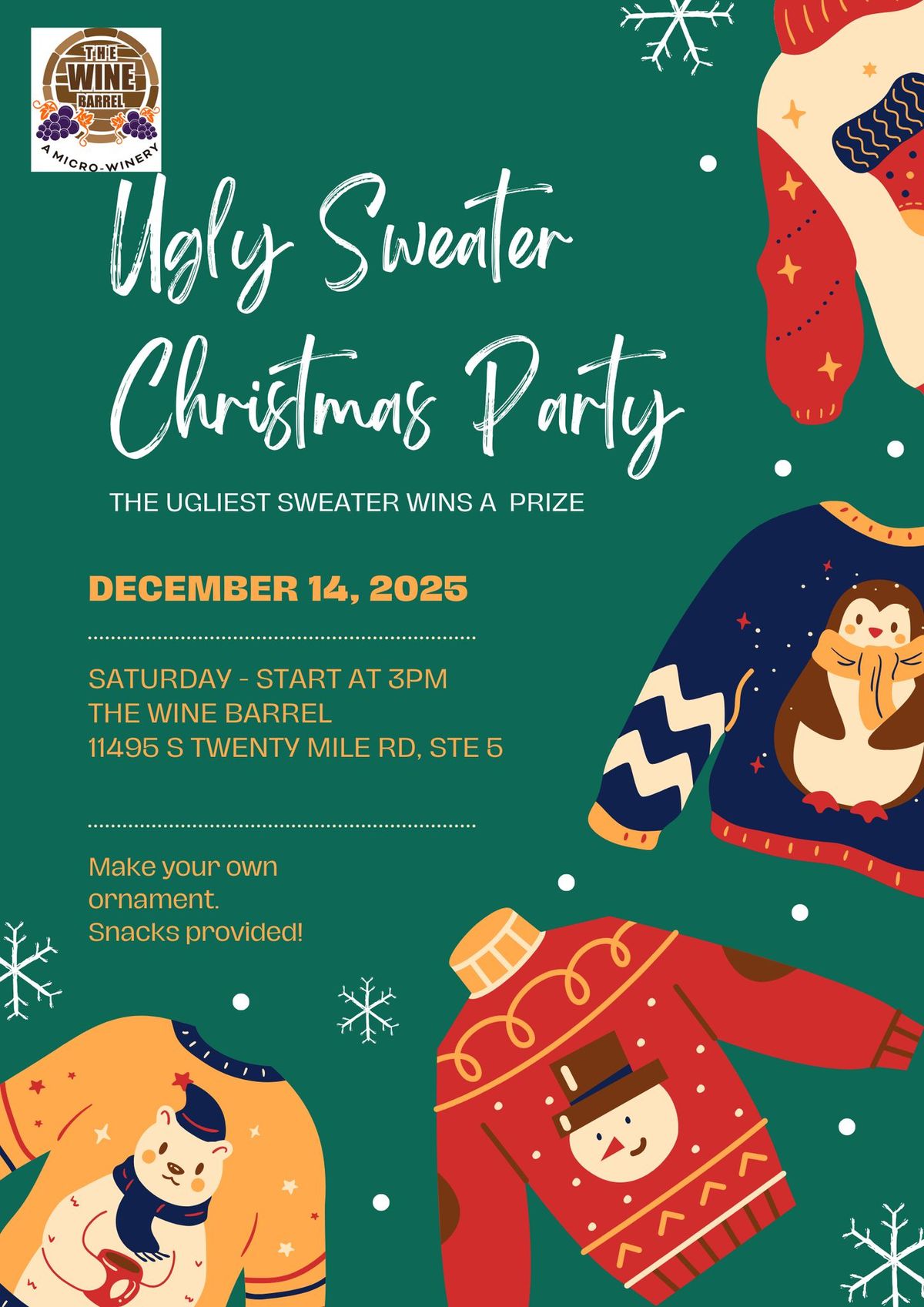 Ugly Sweater Party