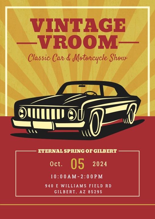 Vintage Vroom Car & Motorcycle Show