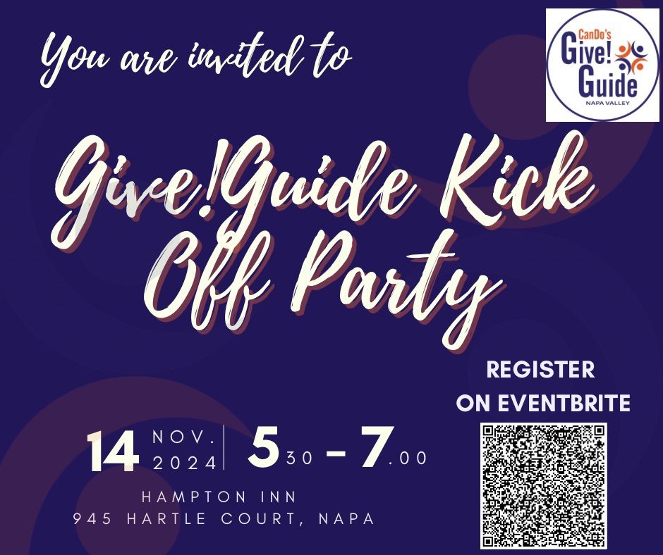 CanDo's Napa Valley Give!Guide Kick Off Party