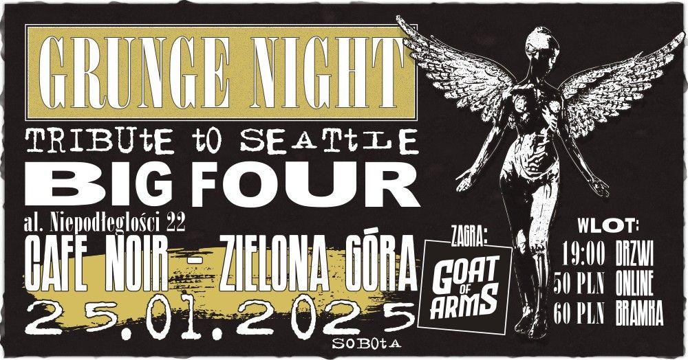 Grunge Night: Tribute to Seattle Big Four - Goat of Arms @Cafe Noir