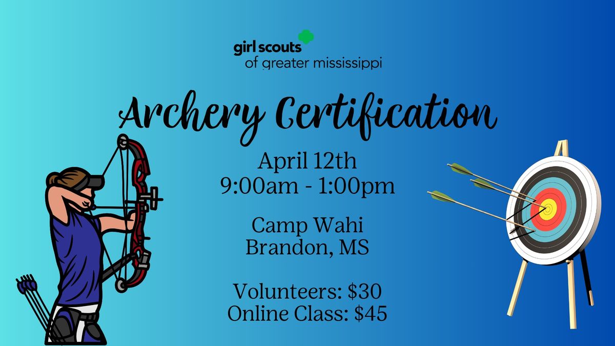  Archery Certification - Wahi