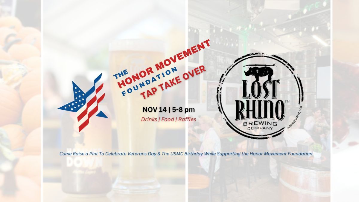 Honor Movement Foundation Tap Take Over 