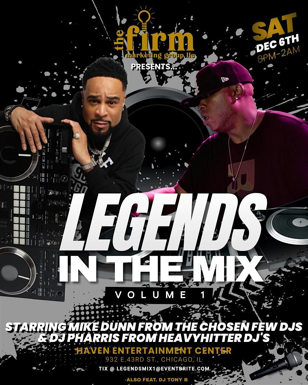 Legends in The Mix Vol 1feat. Mike Dunn & DJ Pharris