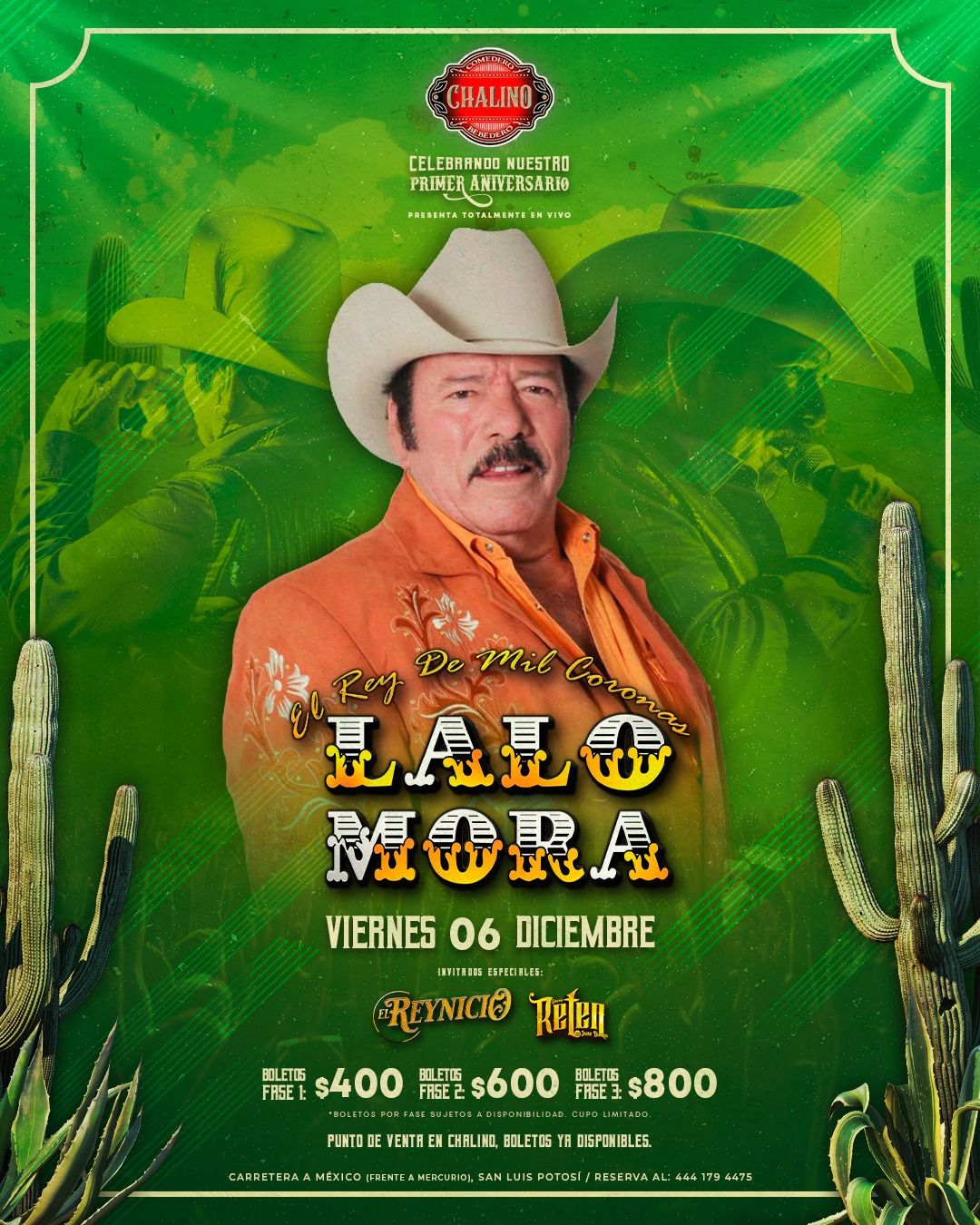 Lalo Mora en el Primer Aniversario de Chalino