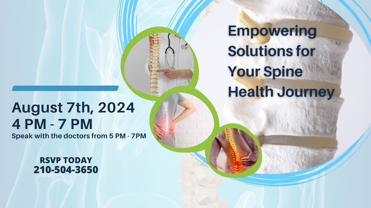 Speak With The Doctors - Empowering Solutions for Your Spine Health Journey