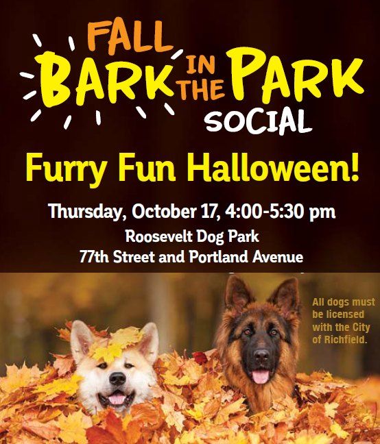 Fall Bark in the Park: Dog Costume Party