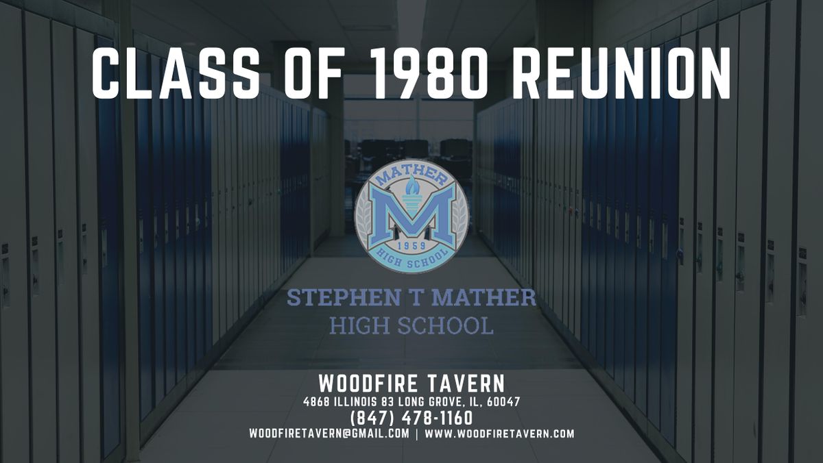 Mather Class of 1980 Reunion, Woodfire Tavern, Long Grove, 30 October 2021
